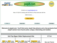 Tablet Screenshot of jeepit.com